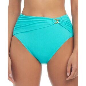 Bleu Rod Beattie Women's Ring Hardware High-Waist Bikini Bottoms Lagunita Size 6